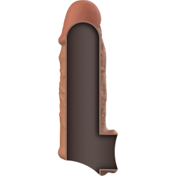 extension de pénis en silicone liquide v7 marron