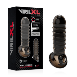 extension et gaine de pénis v15 noire
