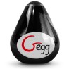 oeuf masturbateur texturé réutilisable noir
