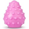 masturbateur texturé réutilisable oeuf rose