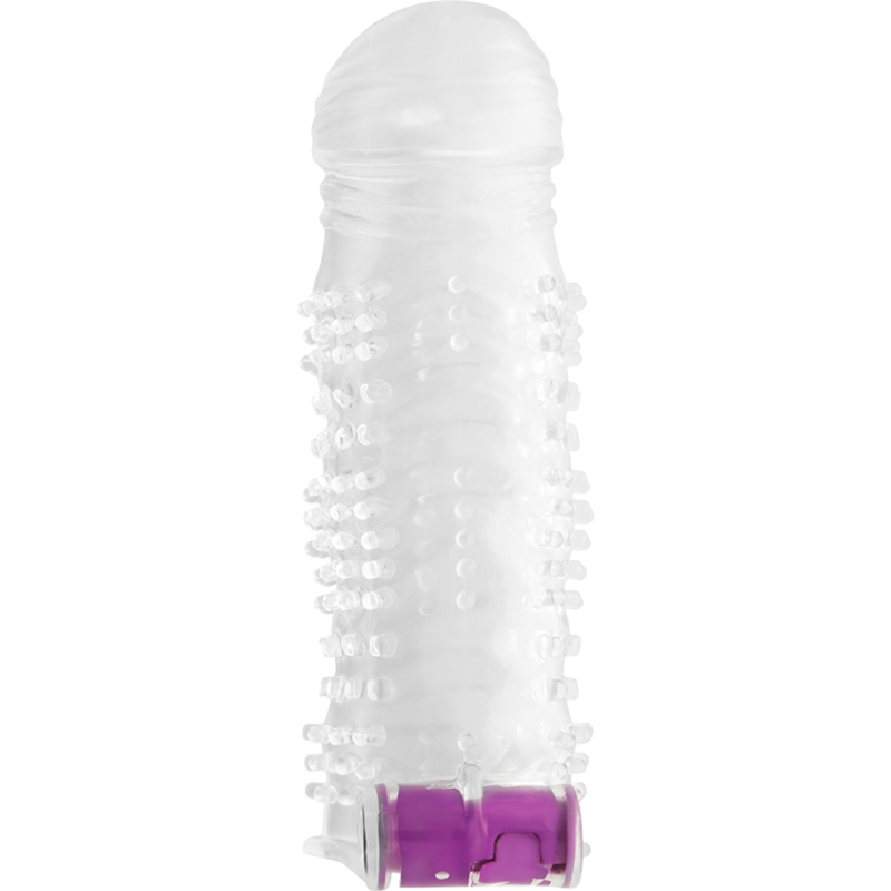 gaine pénis texturée avec balle vibrante gaine pénis texturée avec balle vibrante