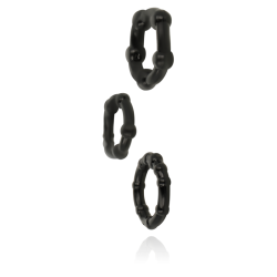 ensemble de 3 anneaux en silicone