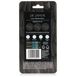 anneau pénial en silicone  extension maximale - noir