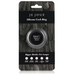 anneau pénial en silicone  extension maximale - noir