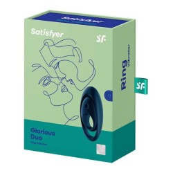 vibrateur  anneau glorious duo bleu