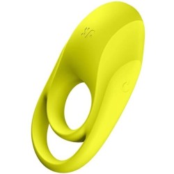 vibrateur  anneau spectaculaire duo jaune