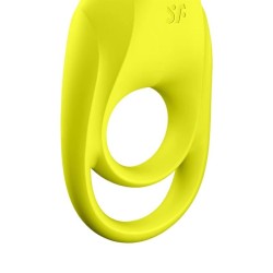 vibrateur  anneau spectaculaire duo jaune