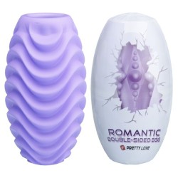 oeuf masturbateur lilas double face