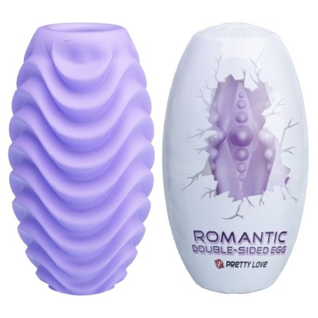 oeuf masturbateur lilas double face
