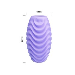 oeuf masturbateur lilas double face