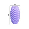 oeuf masturbateur lilas double face