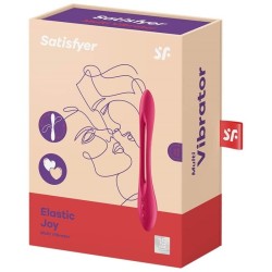 vibrateur multi elastic joy rouge