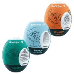 3 oeufs masturbateurs naughty, savage & crunchy