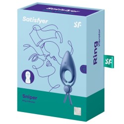 vibrateur  anneau sniper bleu