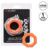 bague alpha sexagon orange