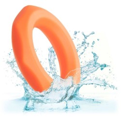 bague alpha sexagon orange