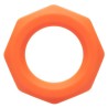 bague alpha sexagon orange