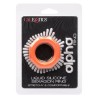 bague alpha sexagon orange