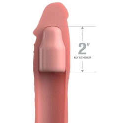 pipedreams manche 20,32 cm + 5,00 cm inch plug skin