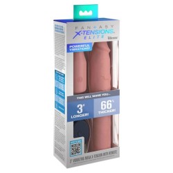 pipedreams manche 22,86 cm + plug 7,62 cm remote skin