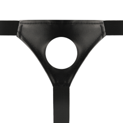 harnais creux avec gode 18 x 3,5 cm