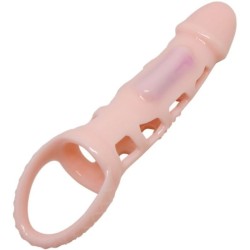 housse dextension de pénis harrison avec vibration et sangle 13.5 cm