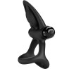 anneau vibrant 10 vibrations silicone noir