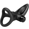 anneau vibrant 10 vibrations silicone noir