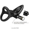 anneau vibrant 10 vibrations silicone noir
