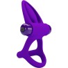 anneau vibrateur 10 vibrations silicone violette