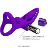 anneau vibrateur 10 vibrations silicone violette