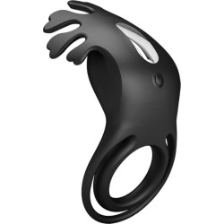anneau vibrateur ruben 7 vibrations silicone noir