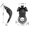 anneau vibrateur ruben 7 vibrations silicone noir