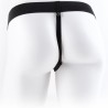 harnais réglable télécommande pénis réaliste avec testicules 17,8 cm