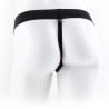 harnais réglable télécommande pénis réaliste avec testicules 23 cm