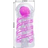 masturbateur masculin fantasy avec spirale interne et balles transparentes