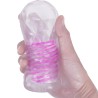 masturbateur masculin fantasy avec spirale interne et balles transparentes