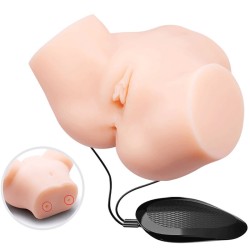vibrateur vagin et anus réaliste samantha