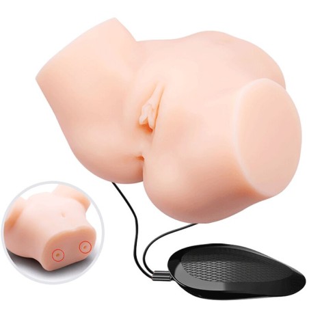 vibrateur vagin et anus réaliste samantha