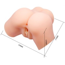 vibrateur vagin et anus réaliste samantha