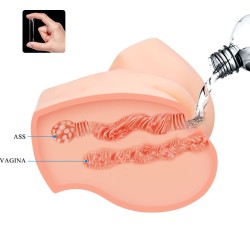 vibrateur vagin et anus réaliste samantha