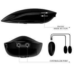 vibrateur vagin et anus réaliste samantha