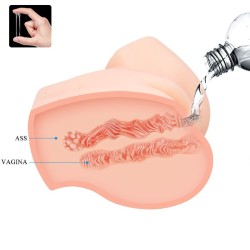 vagin et anus réalistes double vibration