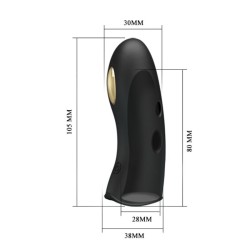 couvre-doigts électro-stimulateur marico noir