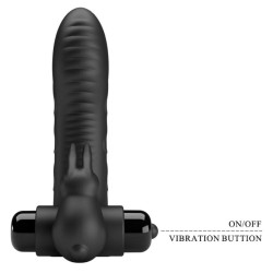 couvercle de doigt vibrateur lapin noir vance