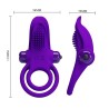 anneau pénis vibrant violet