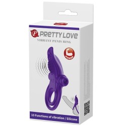 anneau pénis vibrant violet
