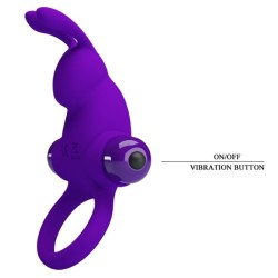 anneau vibrateur i rabbit pour pénis violet