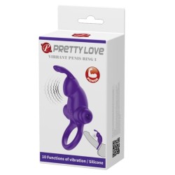 anneau vibrateur i rabbit pour pénis violet