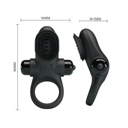 vibrator ring ii pour le pénis noir